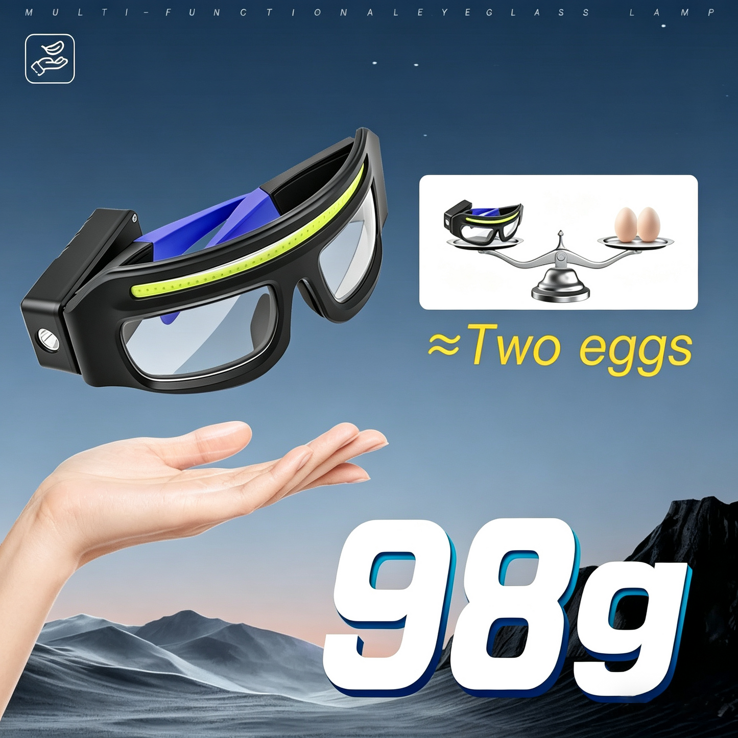 LED Safety Glasses with Lights