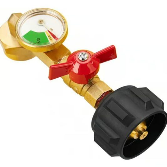 LAST DAY PROMOTION SAVE 49%🔥 Top-Rated Propane Refill Elbow Adapter with Tank Gauge