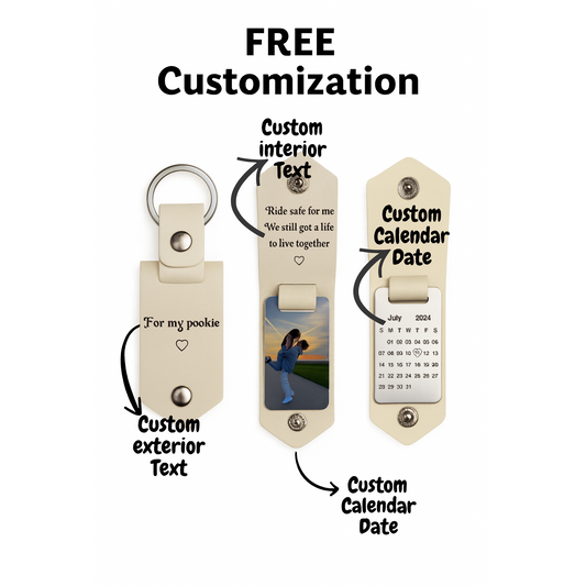 Customize a personalized gift🎁Personalized Leather Keychain