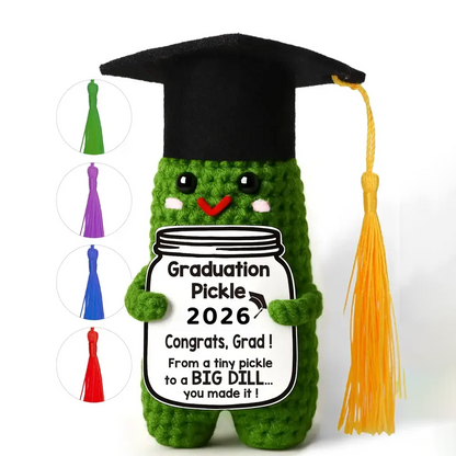 2026 Wacky Graduation Cucumber – Comes with Five-Color Tassels