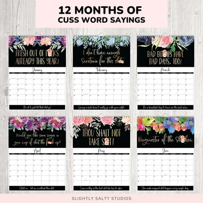 Calendrier 2024 pour les femmes fatiguées 