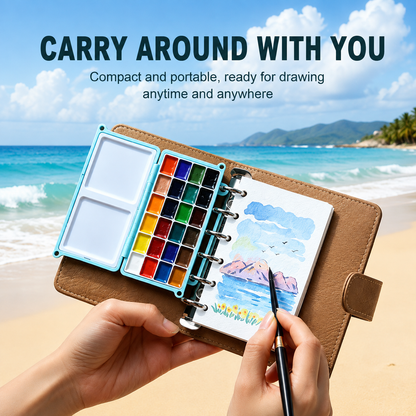 🎨Portable Travel Watercolour Paint Set