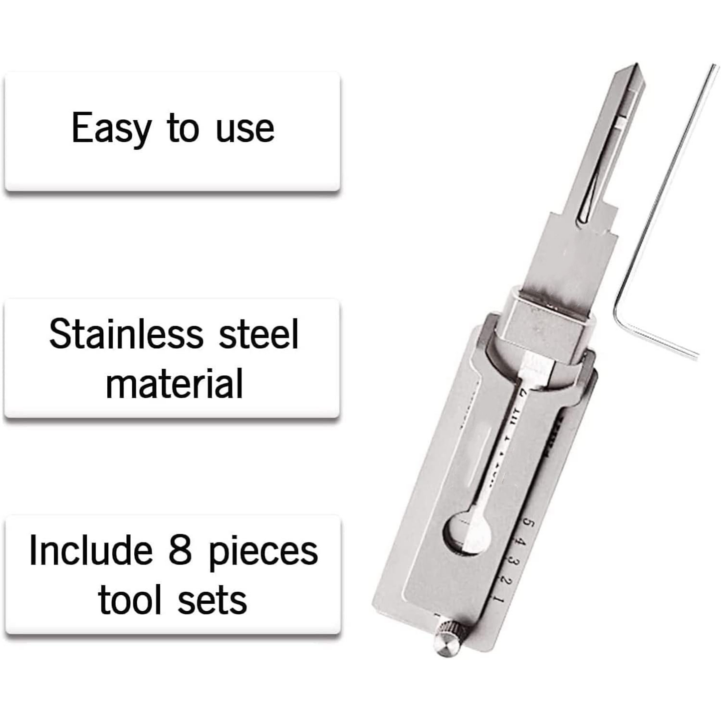 🌲Early Christmas Sale 49% OFF-Stainless Steel Master Key Decoder