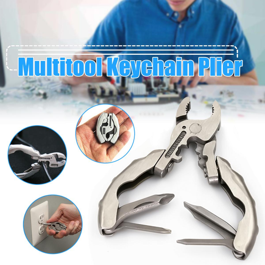 (🌲Christmas Sale - 49% OFF)9 in 1 Mini Multi-function Tool Pliers Keychain