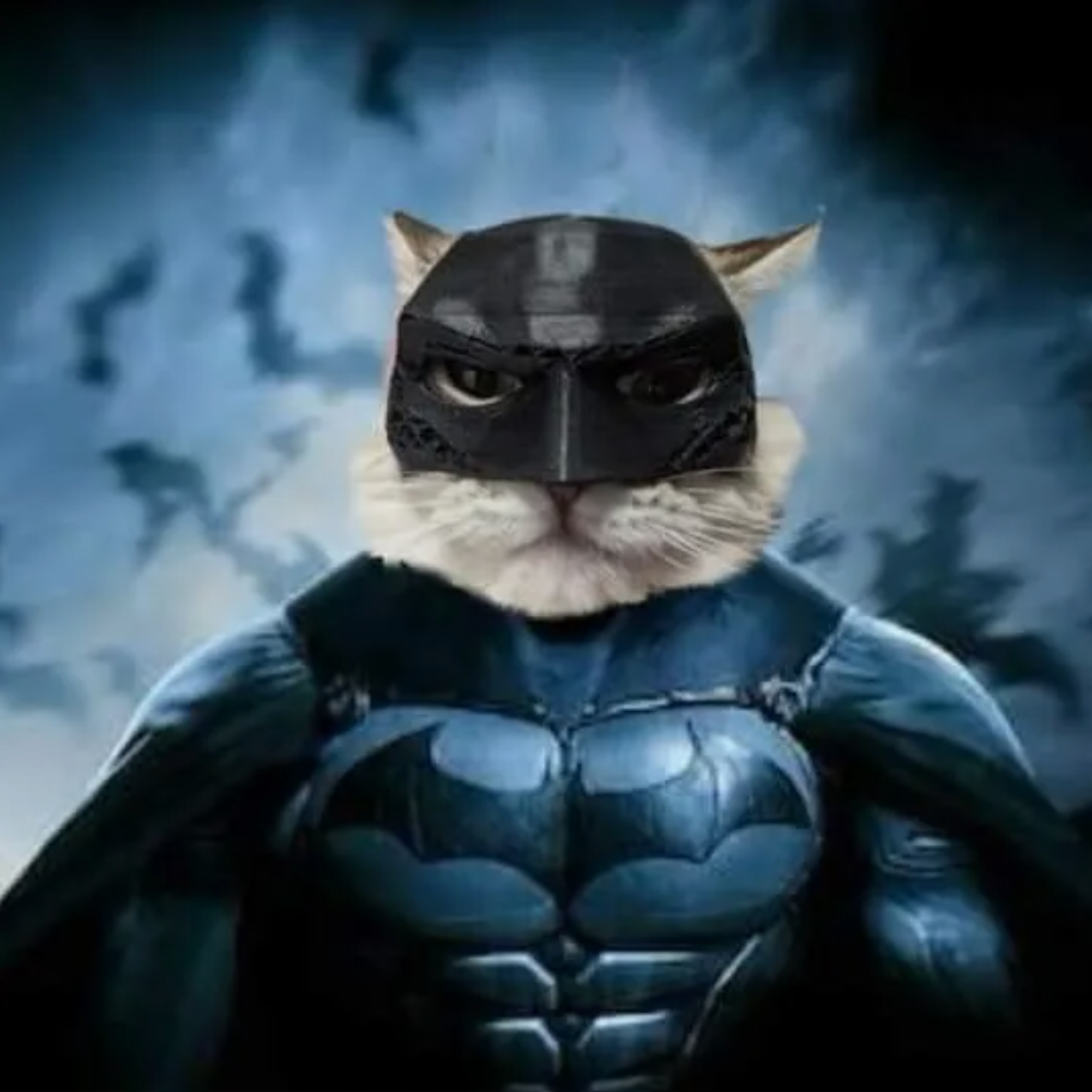 Cat Bat Cosplay Half Face Mask