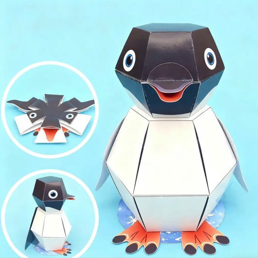 Early Christmas Sale 49% OFF🔥Penguin POP Action Paper Craft kit
