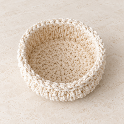 Handmade Hydrangea Crochet Coaster