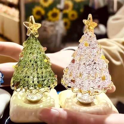 🎁Handmade Jingdezhen Glazed—Christmas Tree Decoration (Can be manually rotated)🎄✨