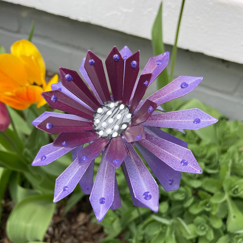 🔥Metal Flower Garden Stakes Set