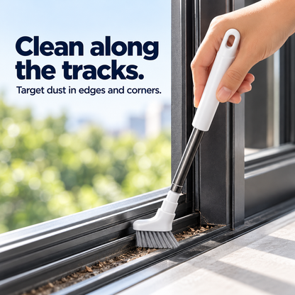 Extendable Crevice Gap Cleaning Brush