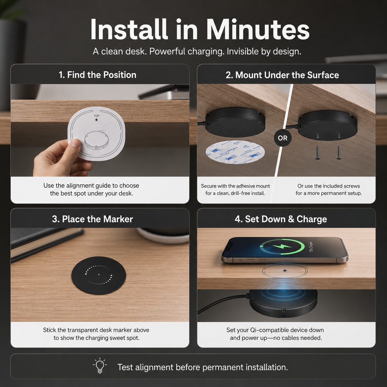 Invisible Wireless Charger
