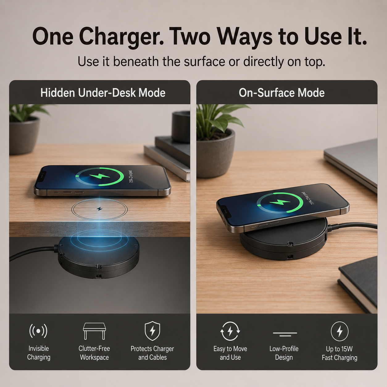Invisible Wireless Charger