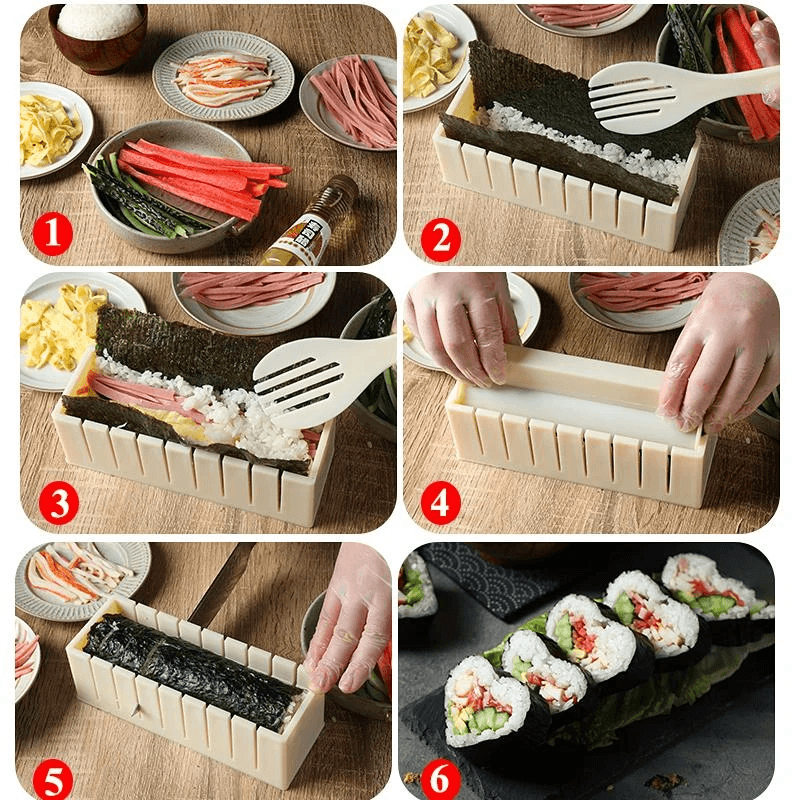 [4 Shapes!!] DIY Sushi Maker