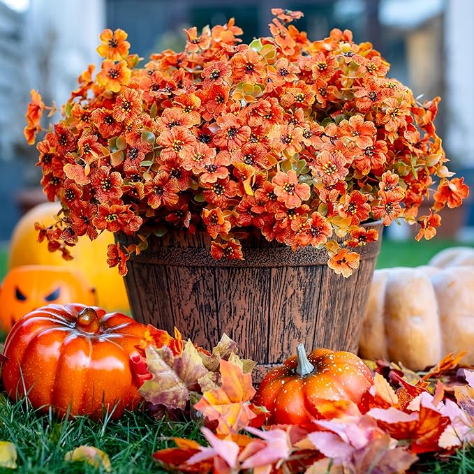 🔥HOT SALE 49% OFF🍁Fall Artificial Flowers for Outdoors