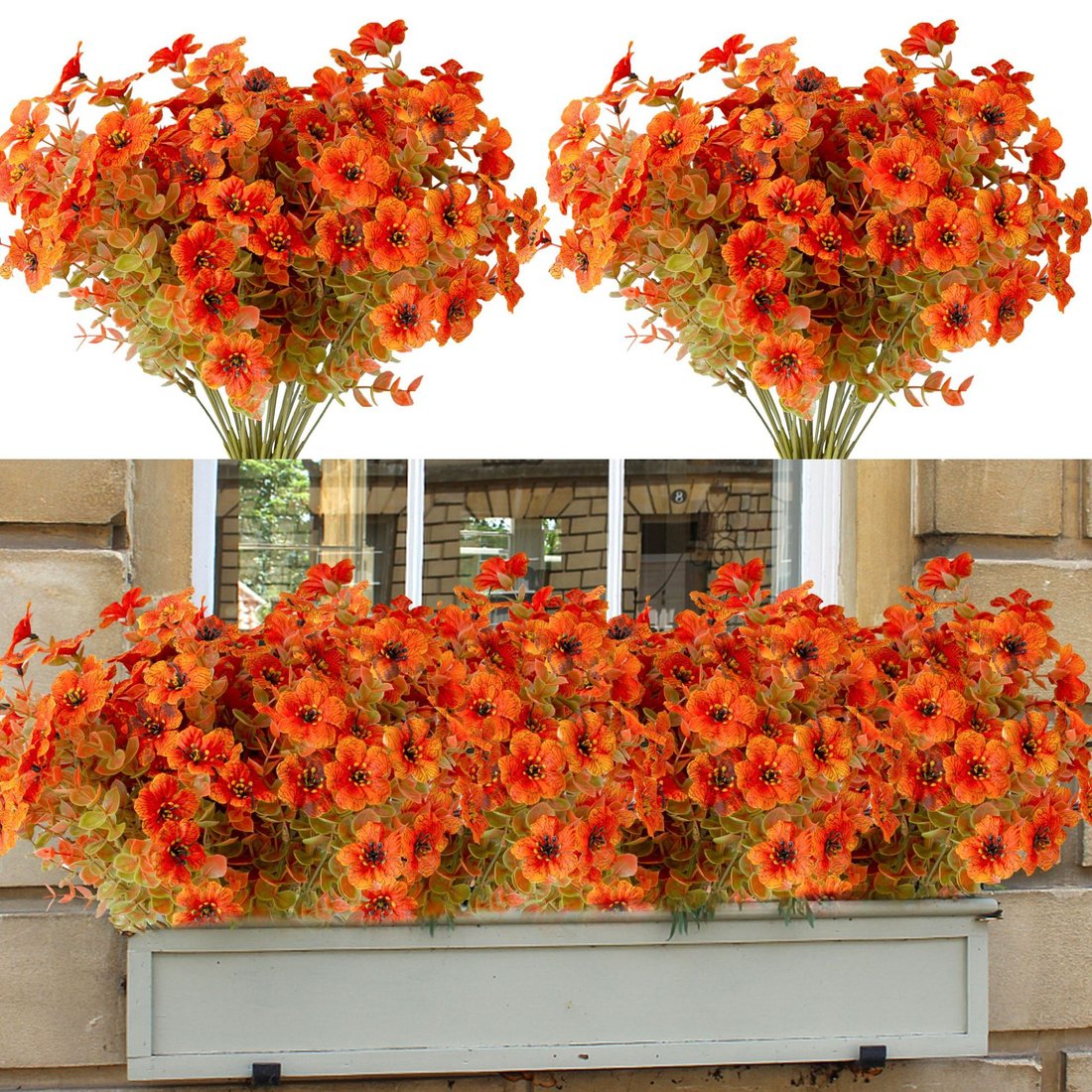 🔥HOT SALE 49% OFF🍁Fall Artificial Flowers for Outdoors