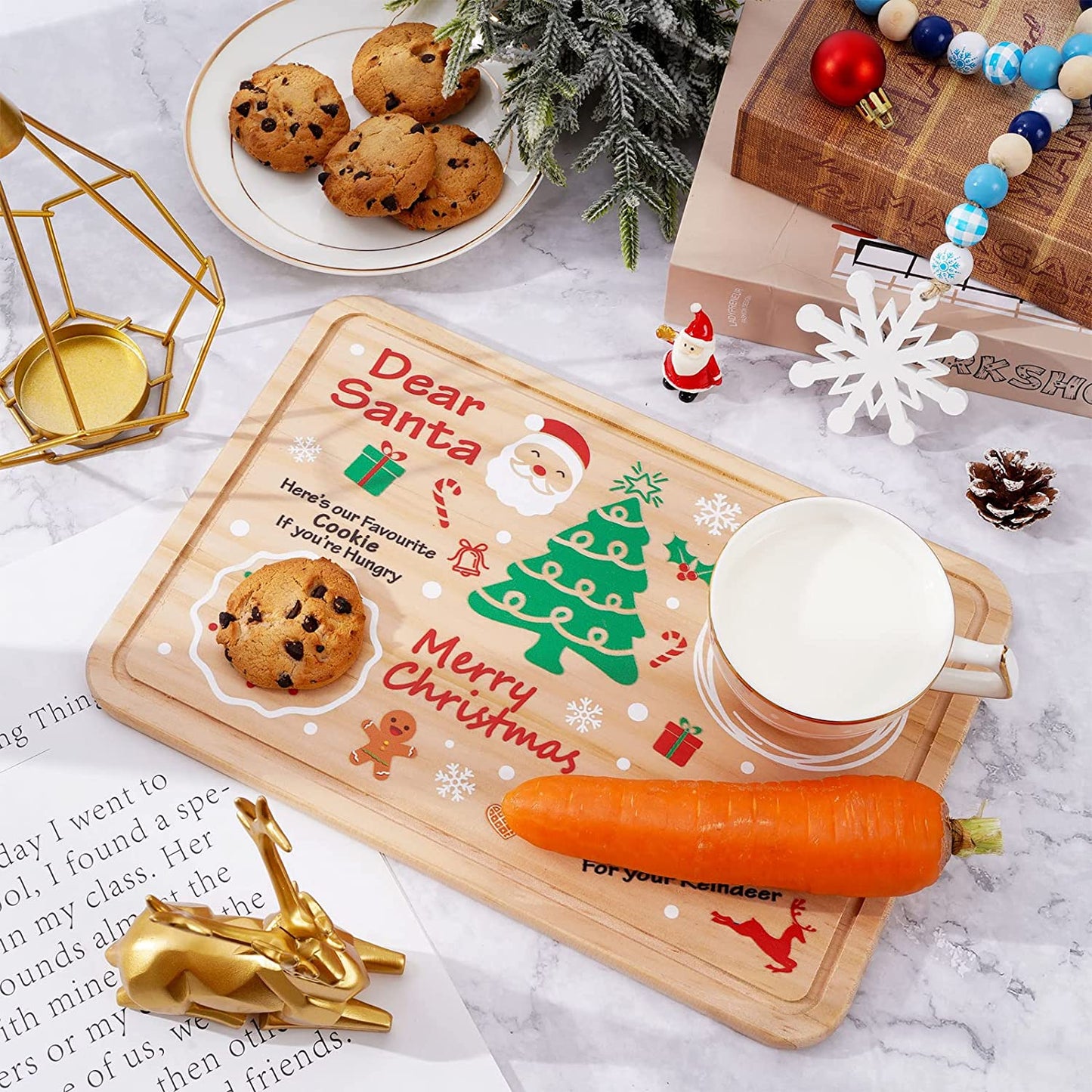 Christmas Eve Treat Tray/board Personalised