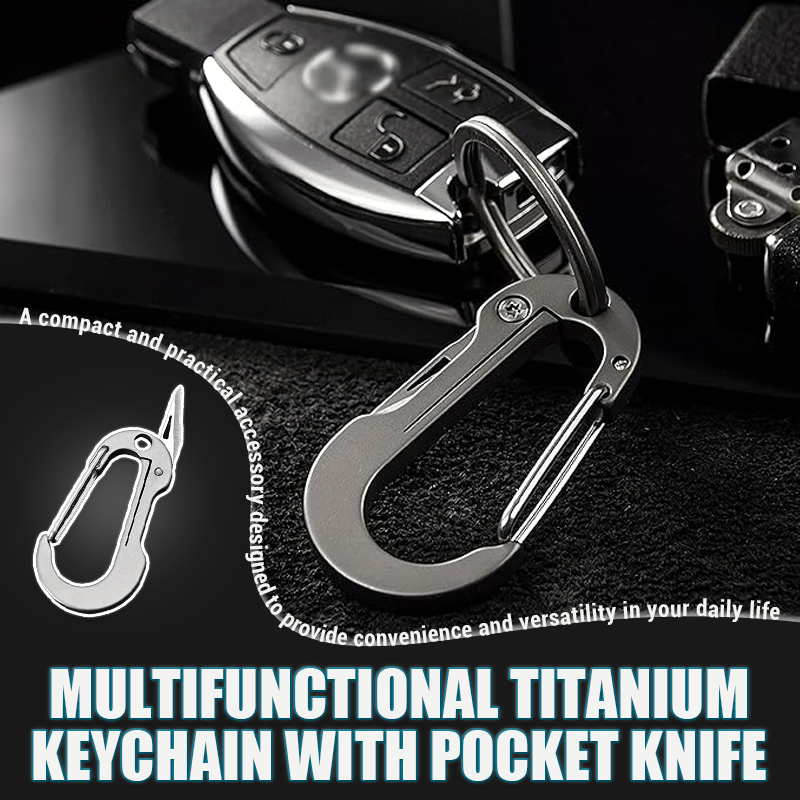 Multifunctional Titanium Alloy Keychain