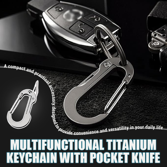 Multifunctional Titanium Alloy Keychain