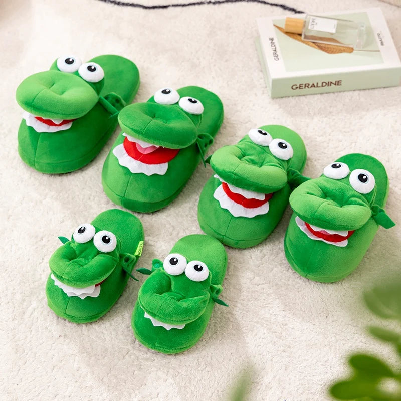 Quirky Crocodile Open Mouth Slippers