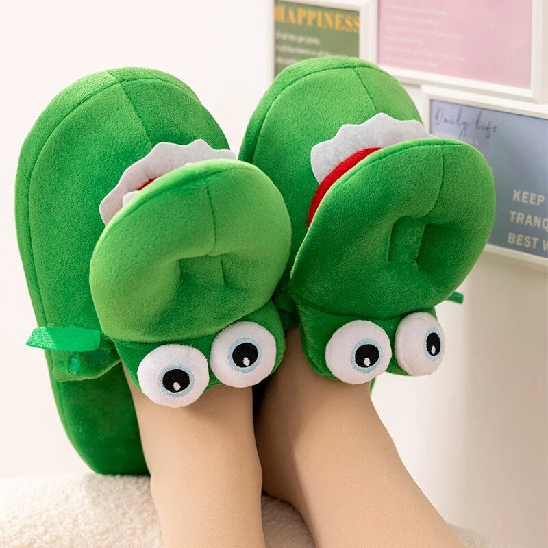 Quirky Crocodile Open Mouth Slippers