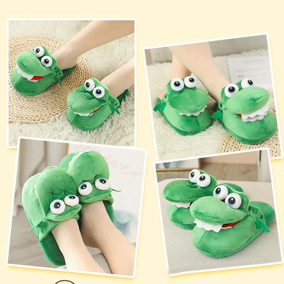 Quirky Crocodile Open Mouth Slippers