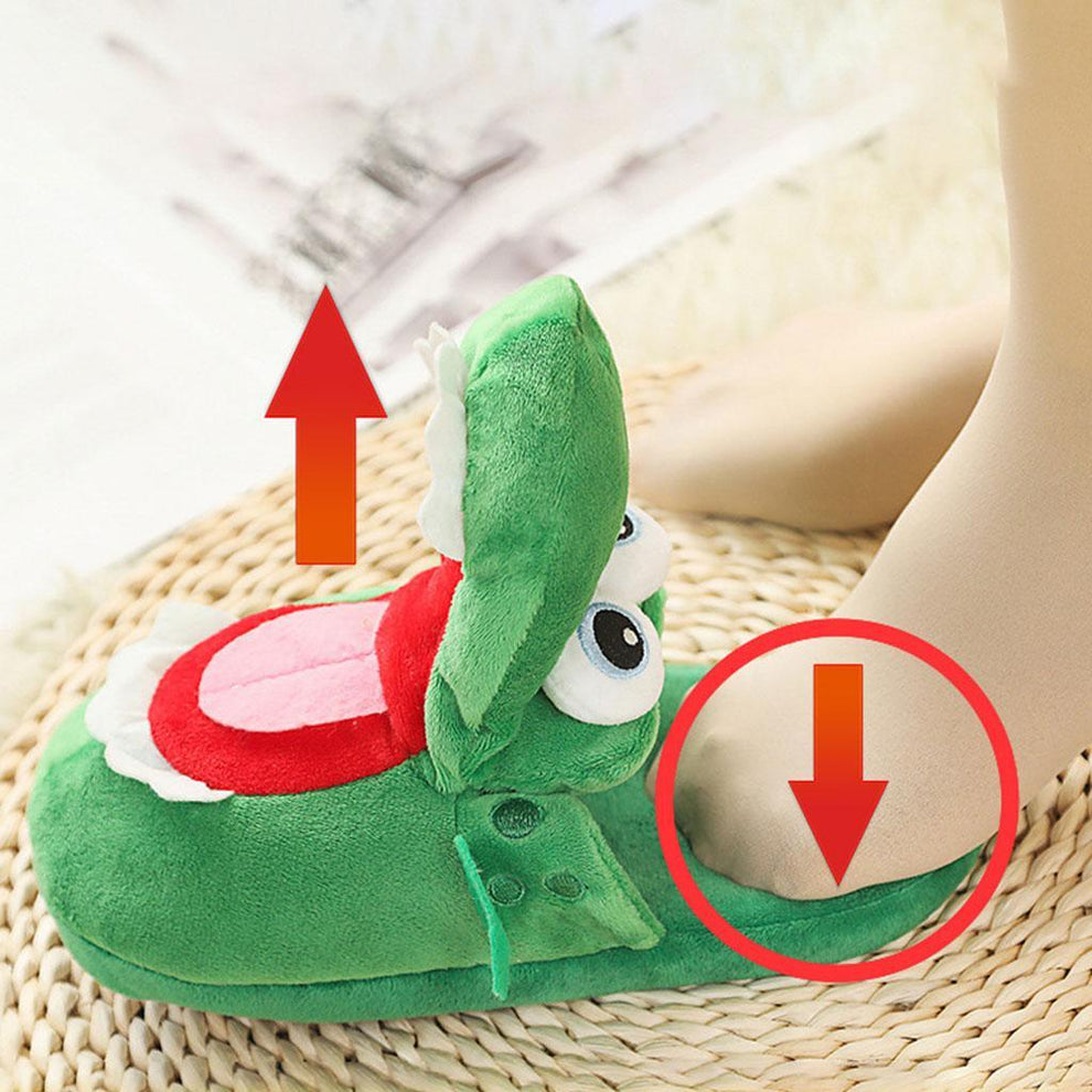 Quirky Crocodile Open Mouth Slippers