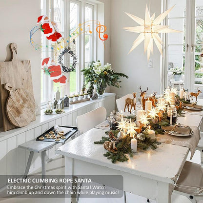 🌲Early Christmas Sale 49% OFF-Electric Climbing Santa Claus Musical Toys