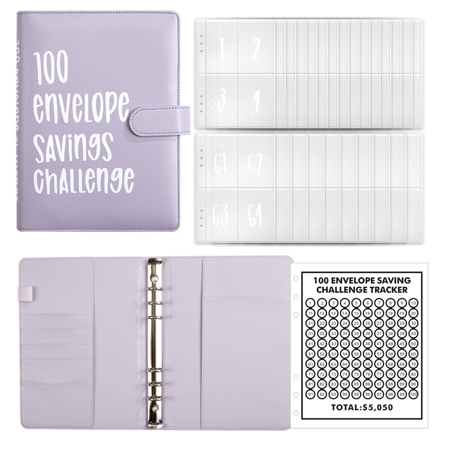 🌲Early Christmas Sale 49% OFF-✉️100 Envelope Challenge Binder | Easy And fun Way