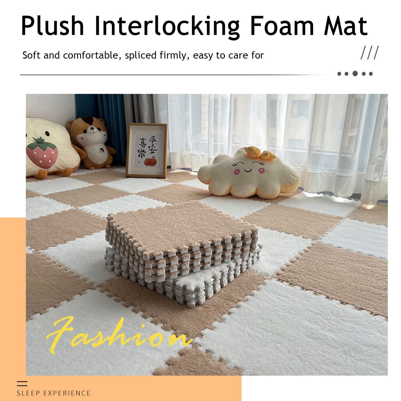 (🌲EARLY CHRISTMAS SALE - 45% OFF) 🎁Plush Interlocking Foam Cushions