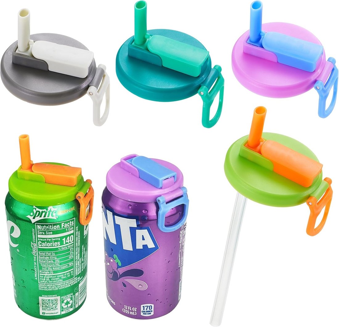 🎄Christmas Sales 49% OFF💞Straw Soda Can Lid (BUY 3 GET 2 FREE)