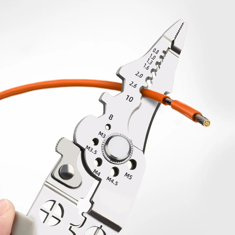 🔥Last Day 49% OFF-Multifunctional Wire Stripper Crimper Cable Cutter Pliers