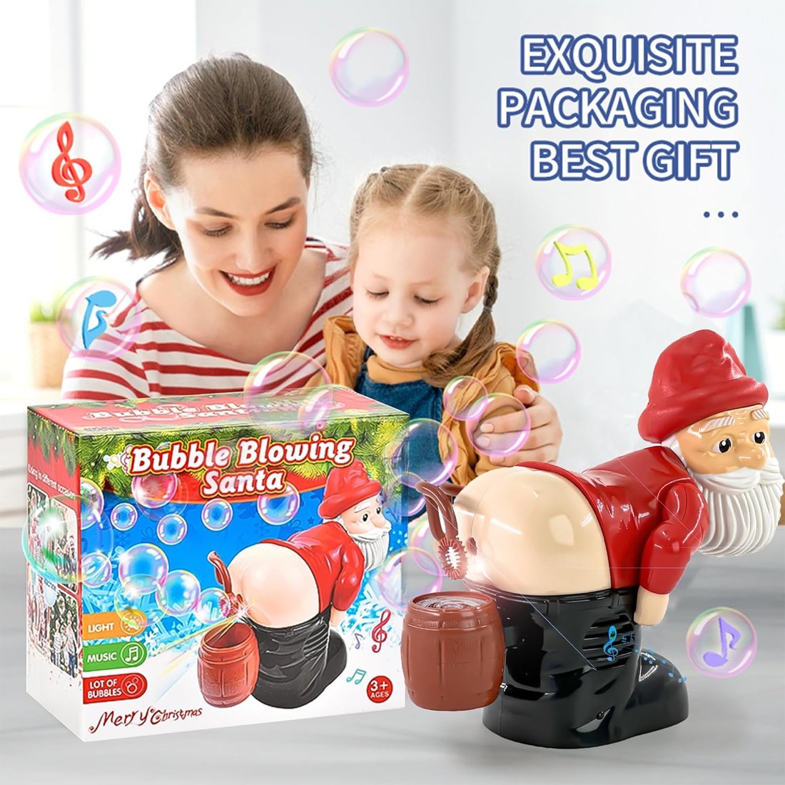 🎄Christmas Sales 49% OFF-Funny Santa Claus bubble modeling of the fart fart