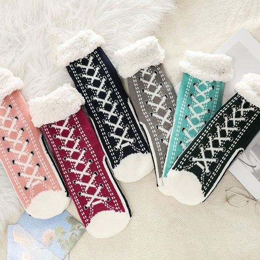 🔥CHRISTMAS HOT SALE🔥Ultra-thick Cashmere Slipper Home Socks