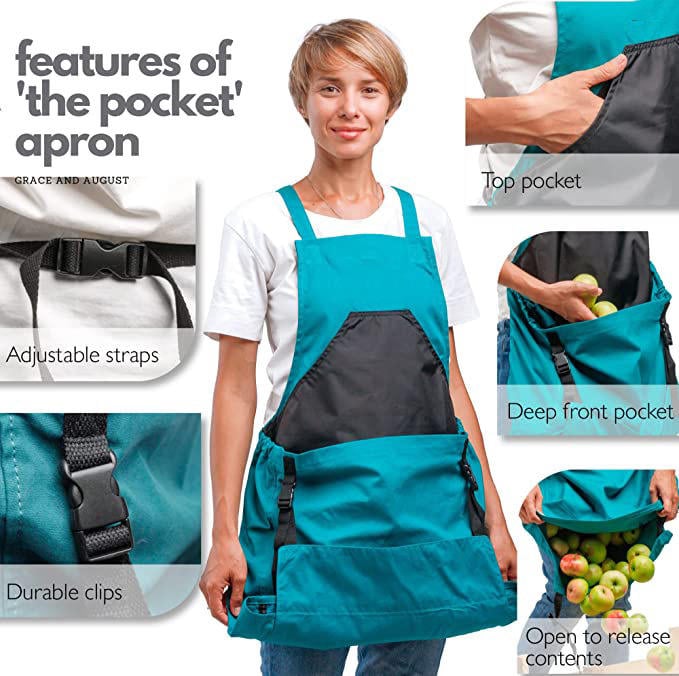 ✨Last Day Special 49% OFF-Deep Kangaroo Pocket Gardening Apron