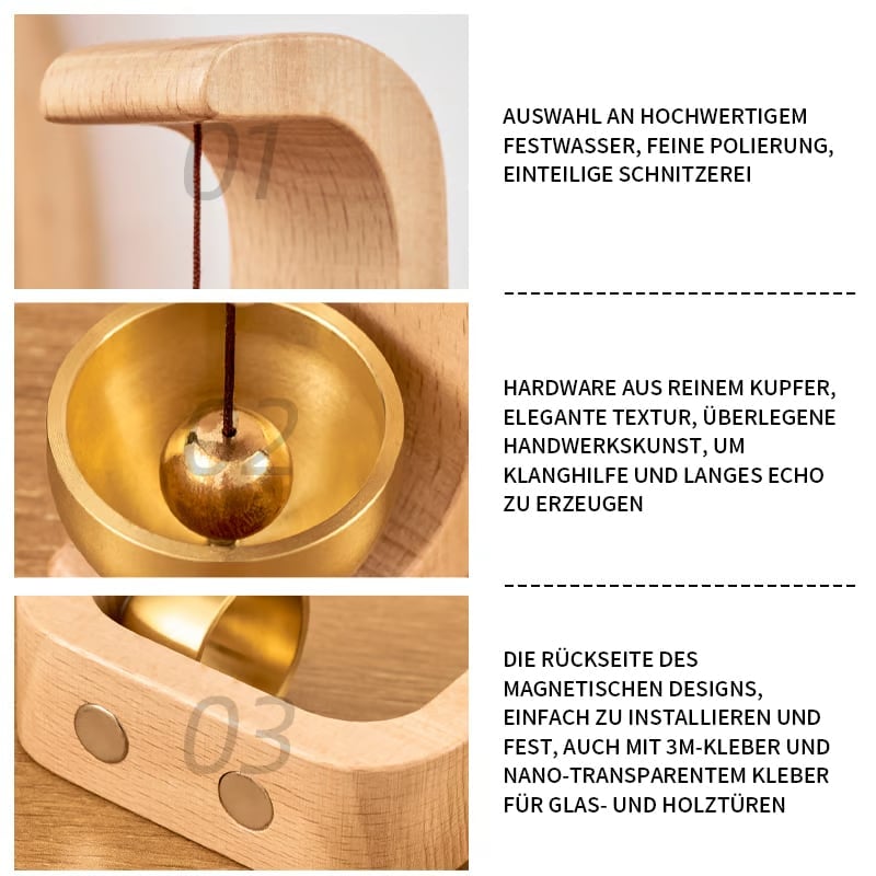 🔥2 KAUFEN, 1 GRATIS🔥 Retro magnetische Türklingel