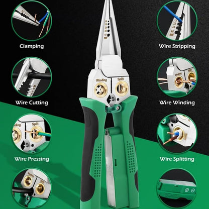 8-in-1 Multi-Function Wire Stripper With Power Measurement Function