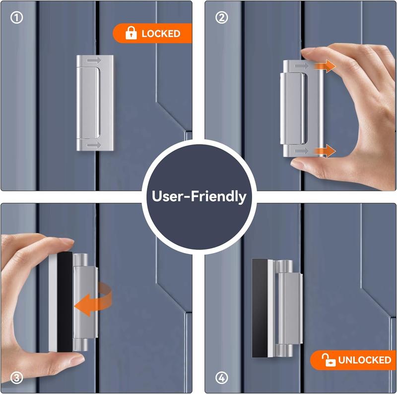 Last Day 49% OFF 🔥Home Security Door Locks That Can Hold Up To 800 Pounds