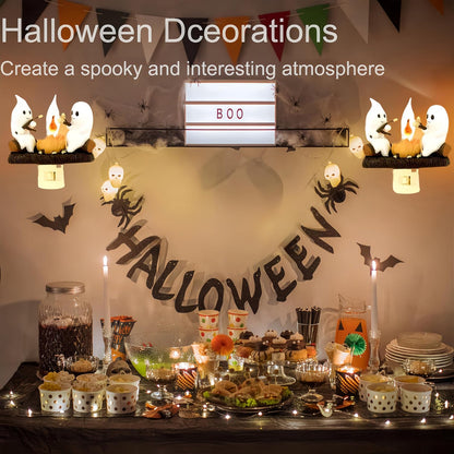 Early Halloween Specials 49% OFF🔥Ghosts Roasting Campfire Flickering Night Light
