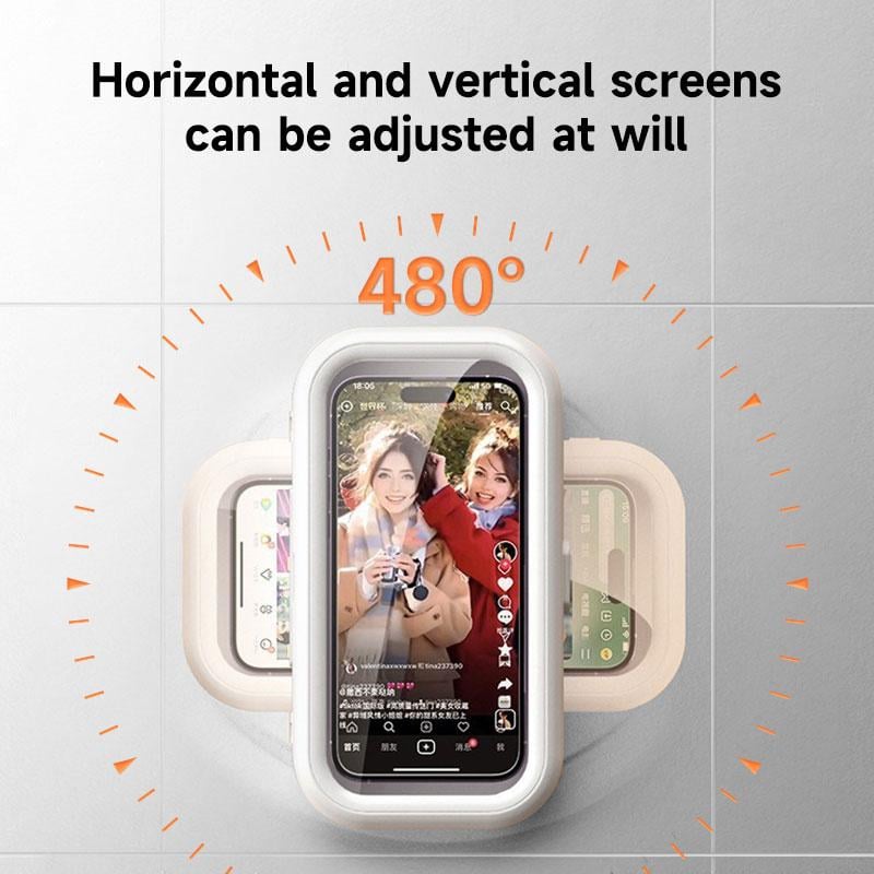 Last Day 49% OFF 🔥Waterproof 480° Rotating Shower Cell Phone Holder
