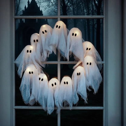 2025 New Arrival🔥Lit Ghosts Wreath