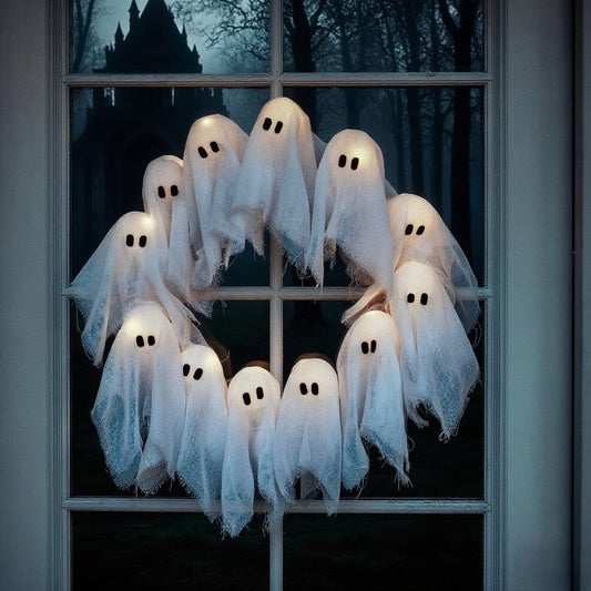 2025 New Arrival🔥Lit Ghosts Wreath