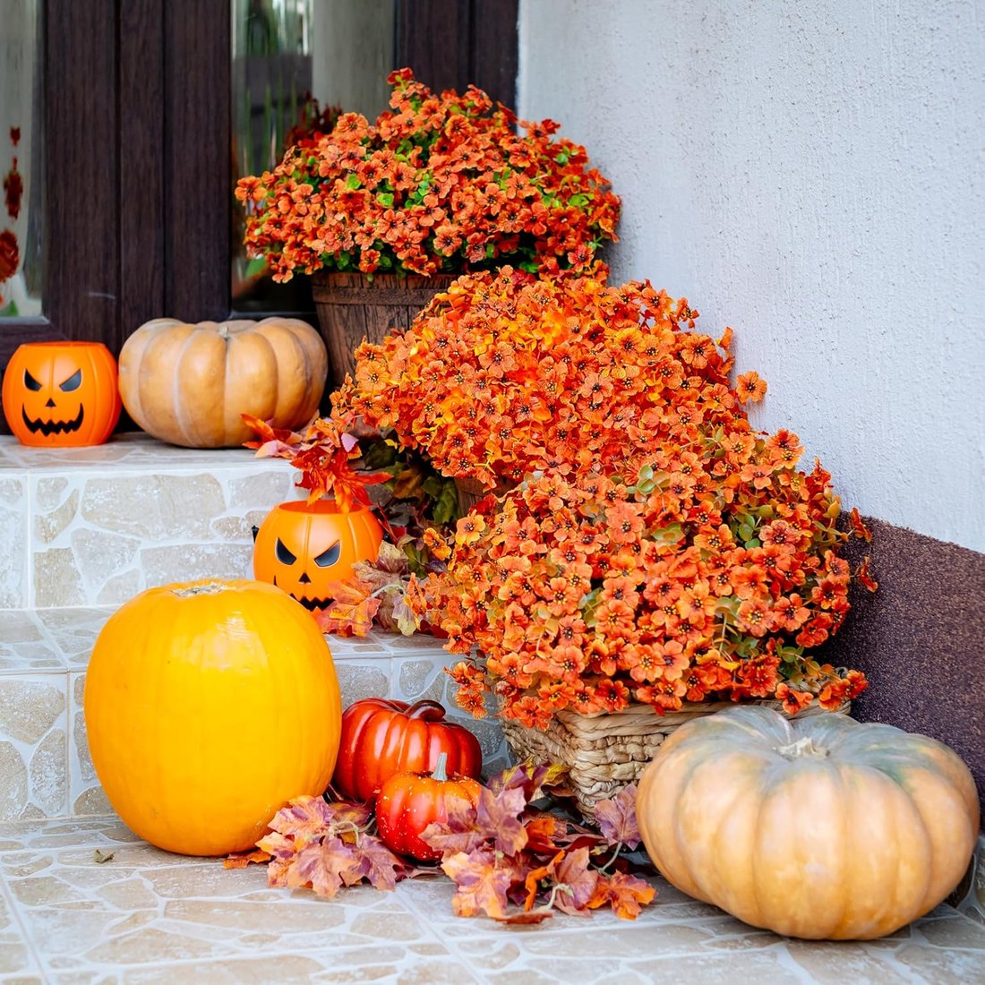 🔥HOT SALE 49% OFF🍁Fall Artificial Flowers for Outdoors - elehancea