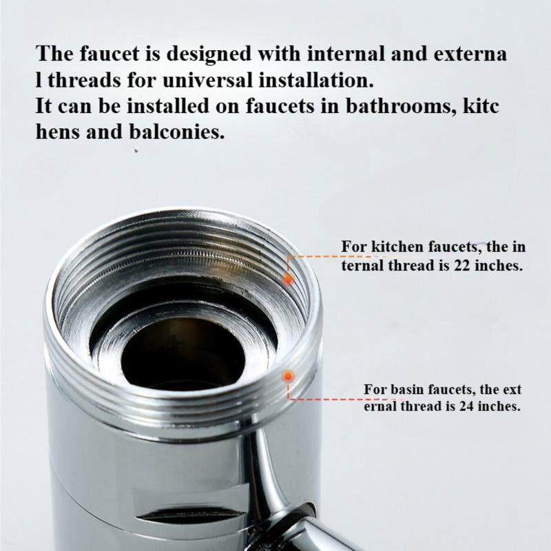 Last Day 49% OFF 🔥1440° Rotatable Faucet Aerator Extender