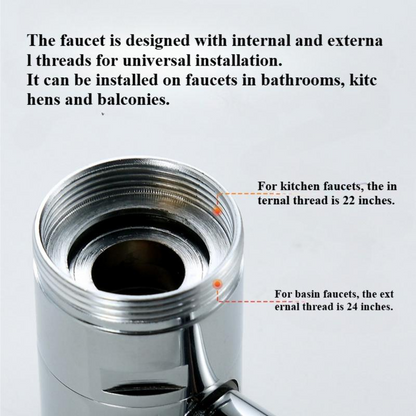 Last Day 49% OFF 🔥1440° Rotatable Faucet Aerator Extender