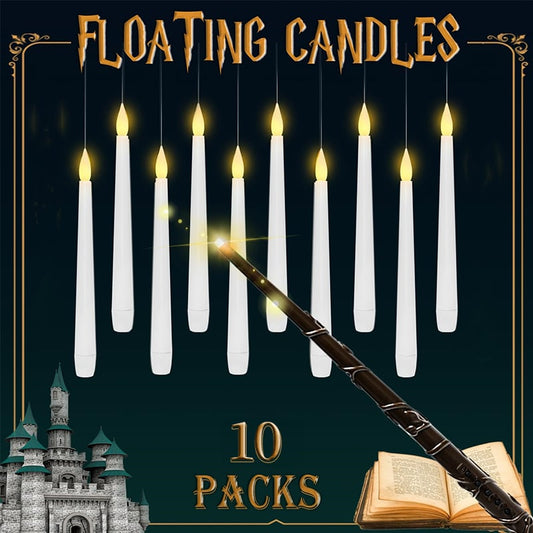 👻Halloween Special🎃: Magic LED Hanging Flameless Cone Candle