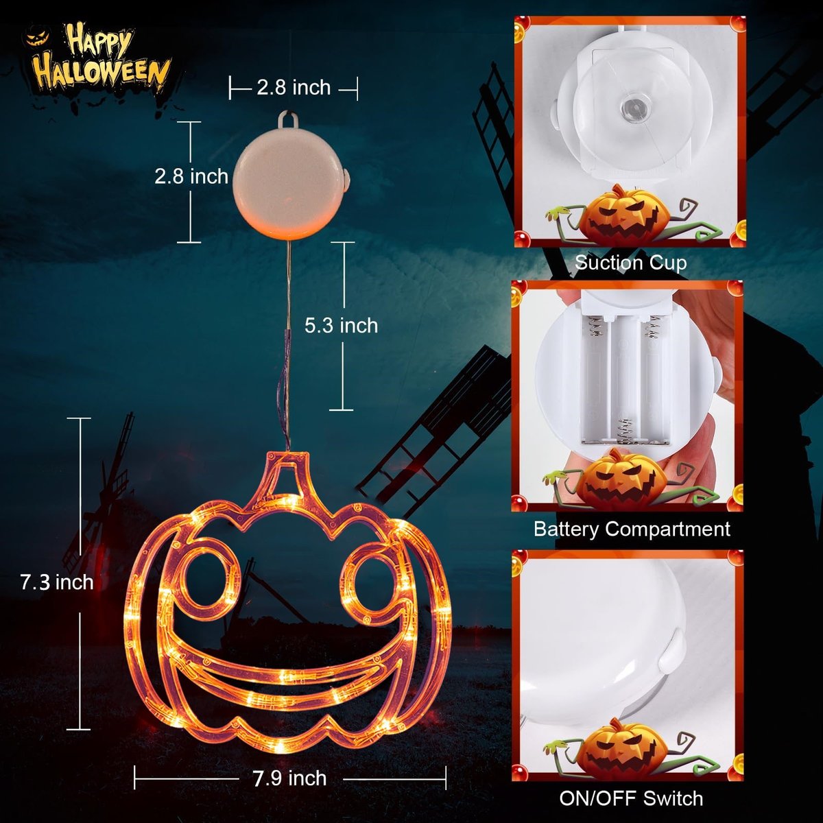 👻2025 Early Halloween Special🎃: Limited Stock Halloween Window Lights
