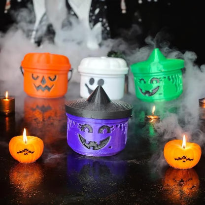 👻2025 Early Halloween Special🎃:Spooky Mini Boo Bucket Figurines