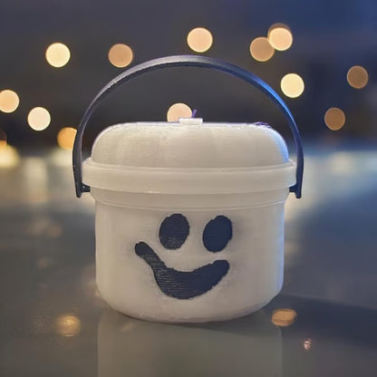 👻2025 Early Halloween Special🎃:Spooky Mini Boo Bucket Figurines