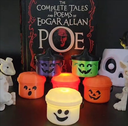 👻2025 Early Halloween Special🎃:Spooky Mini Boo Bucket Figurines