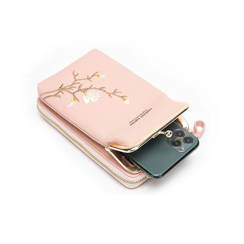 🔥Last Day 49% OFF 🎁Women Sling Cross-Body Wallet with Mobile Cell Phone Holder